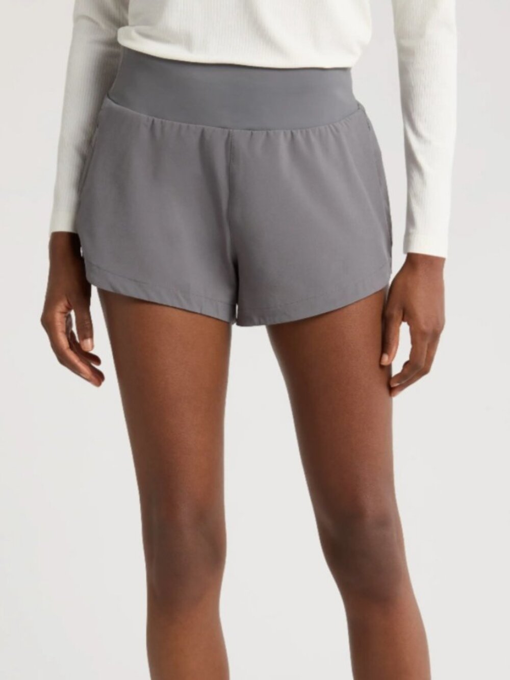 Free Fly Women's Bamboo-Lined Active Breeze Shorts in Smoke size M NWT $68